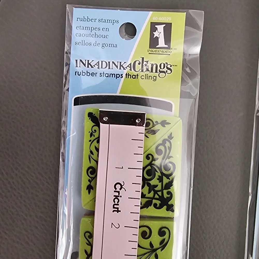 Inkadinkado Clings Rubber Stamps 3 Pack - Picture 4 of 12